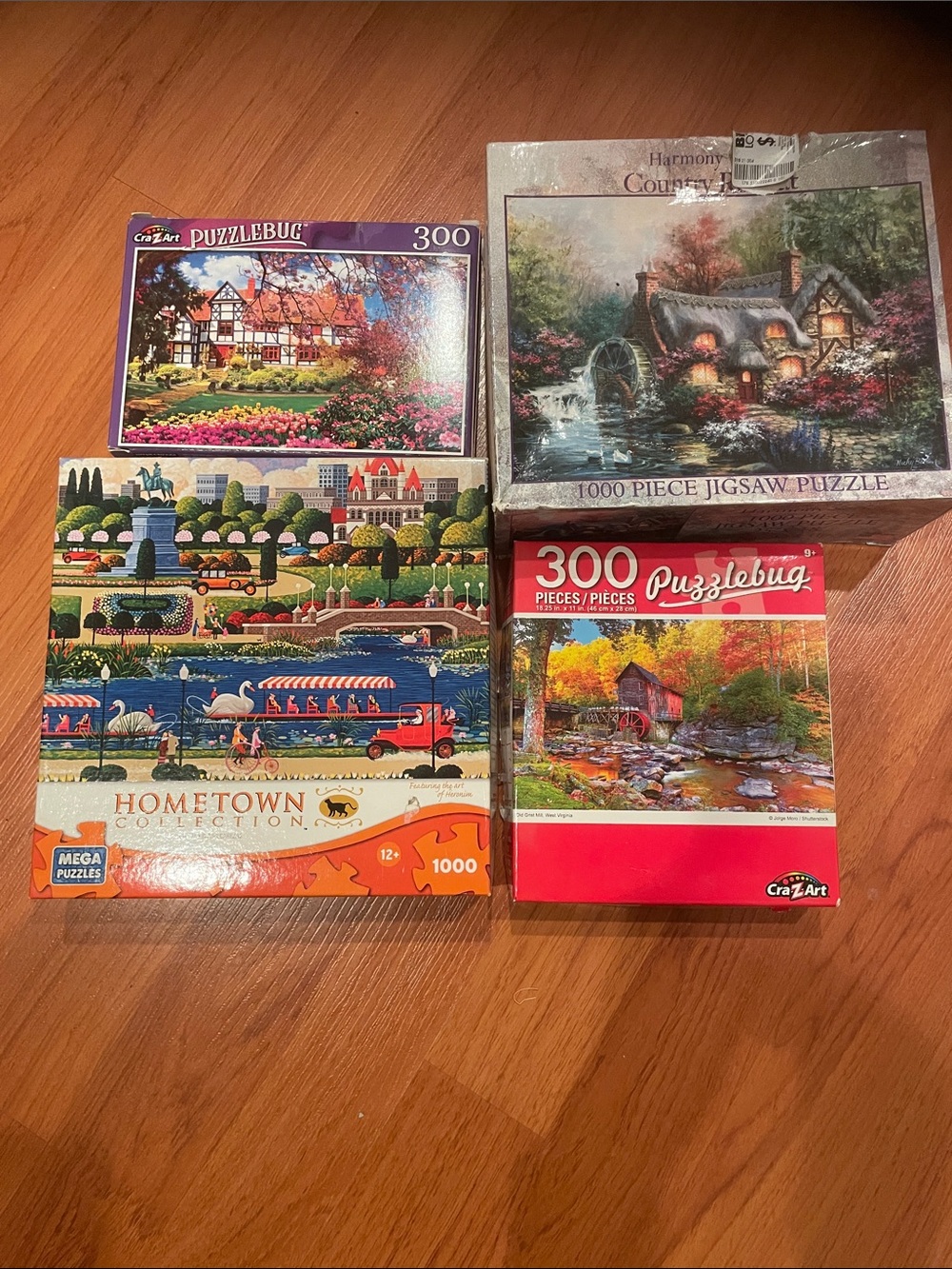 Jigsaw puzzle bundle 4 puzzles